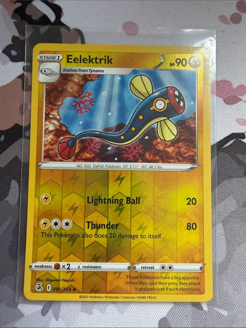 Tynamo, Eelektrik & Eelektross Pokémon Evolution Card Lot ⚡ | 5 Cards ✨5/$25✨
